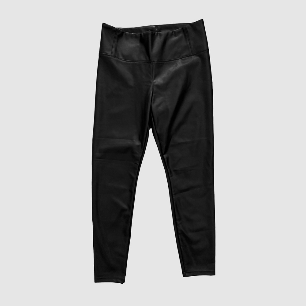 Rachel Zoe Faux Leather High Rise Skinny Pants Black Size 10